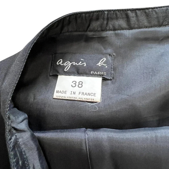 Agnes B Paris Black Formal Side Slit Maxi Skirt S - Picture 4 of 4